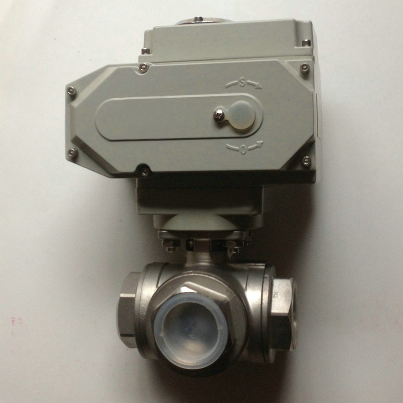 电动丝扣三通球阀